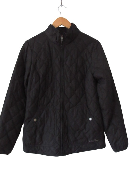Eddie Bauer Jackets & Blazers - Eddie Bauer Womens Quilted Field Jacket Medium Black All Seasons Lightweight